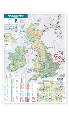 Energy Infrastructure Map of the United Kingdom and Ireland, 2nd edition