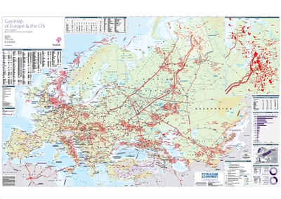 Gas Map of Europe & the CIS, 2013 edition