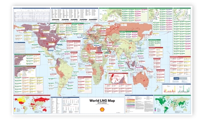 World LNG Map, 2016