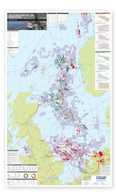 Oil & Gas Map of the North Sea, 2015 edition