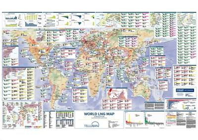 World LNG Map, 2018