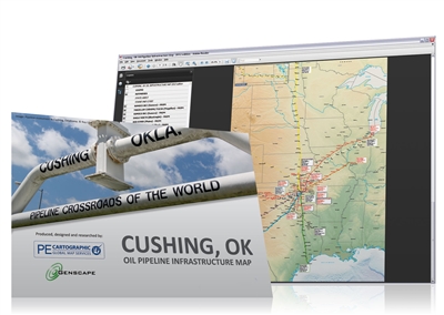 Cushing, OK Oil Pipeline Infrastructure Map